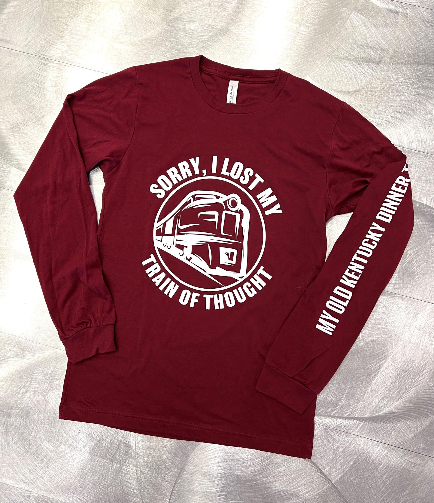 T-Shirt: Long Sleeve Maroon