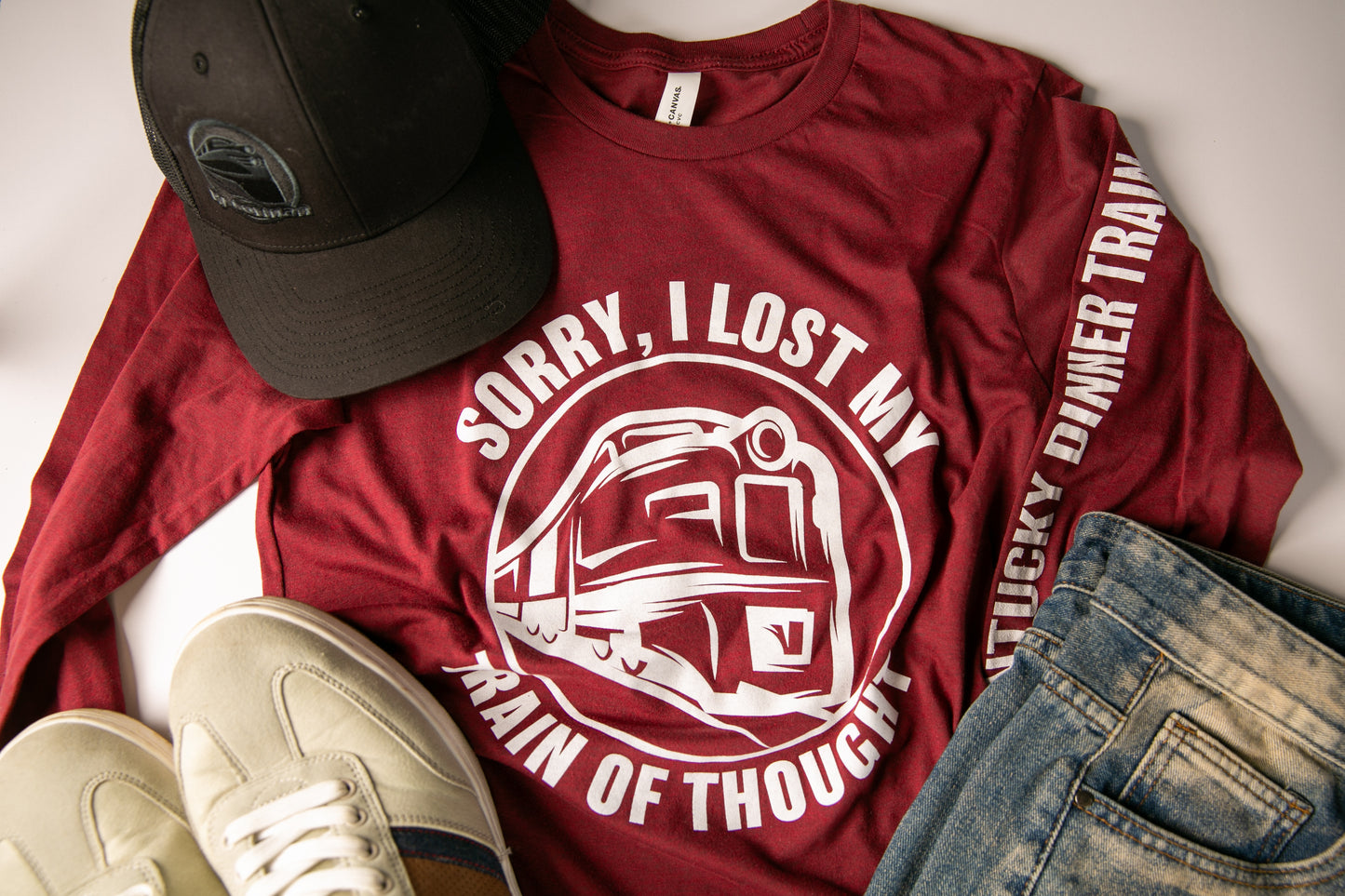 T-Shirt: Long Sleeve Maroon