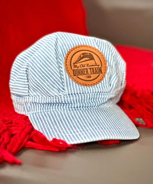 Kids Blue Engineer Hat with Patch