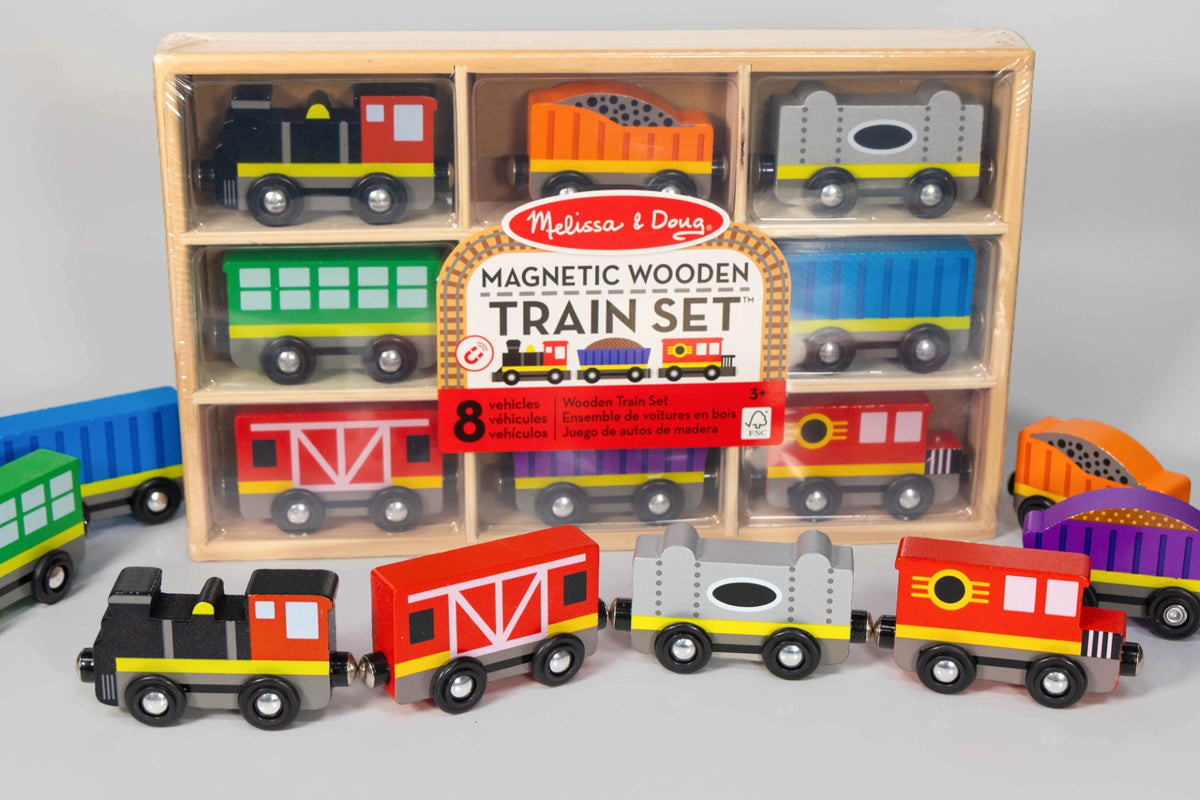 Wooden Train Doug & Melissa