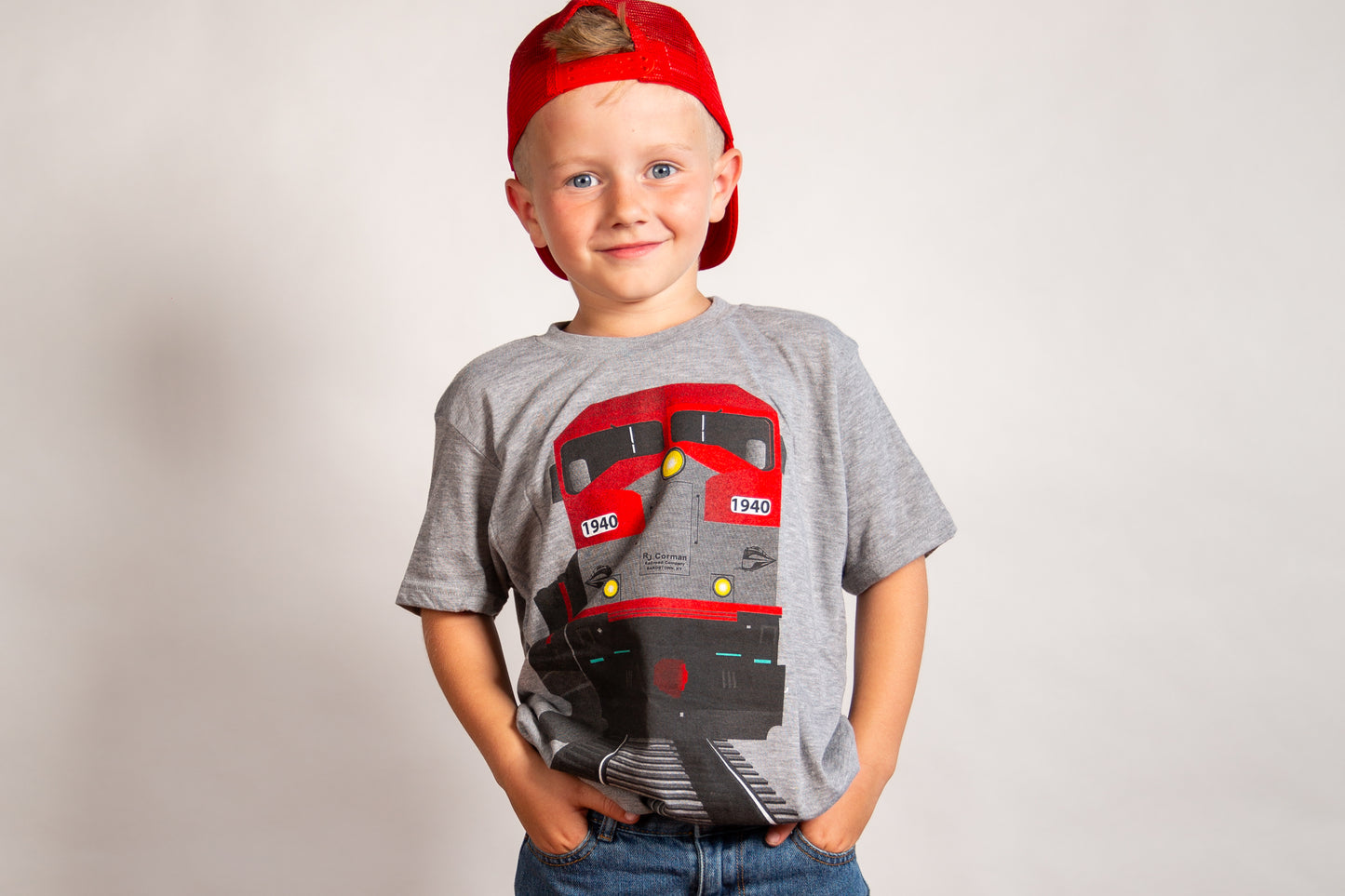 T-Shirt: Y Grey Full Color Train