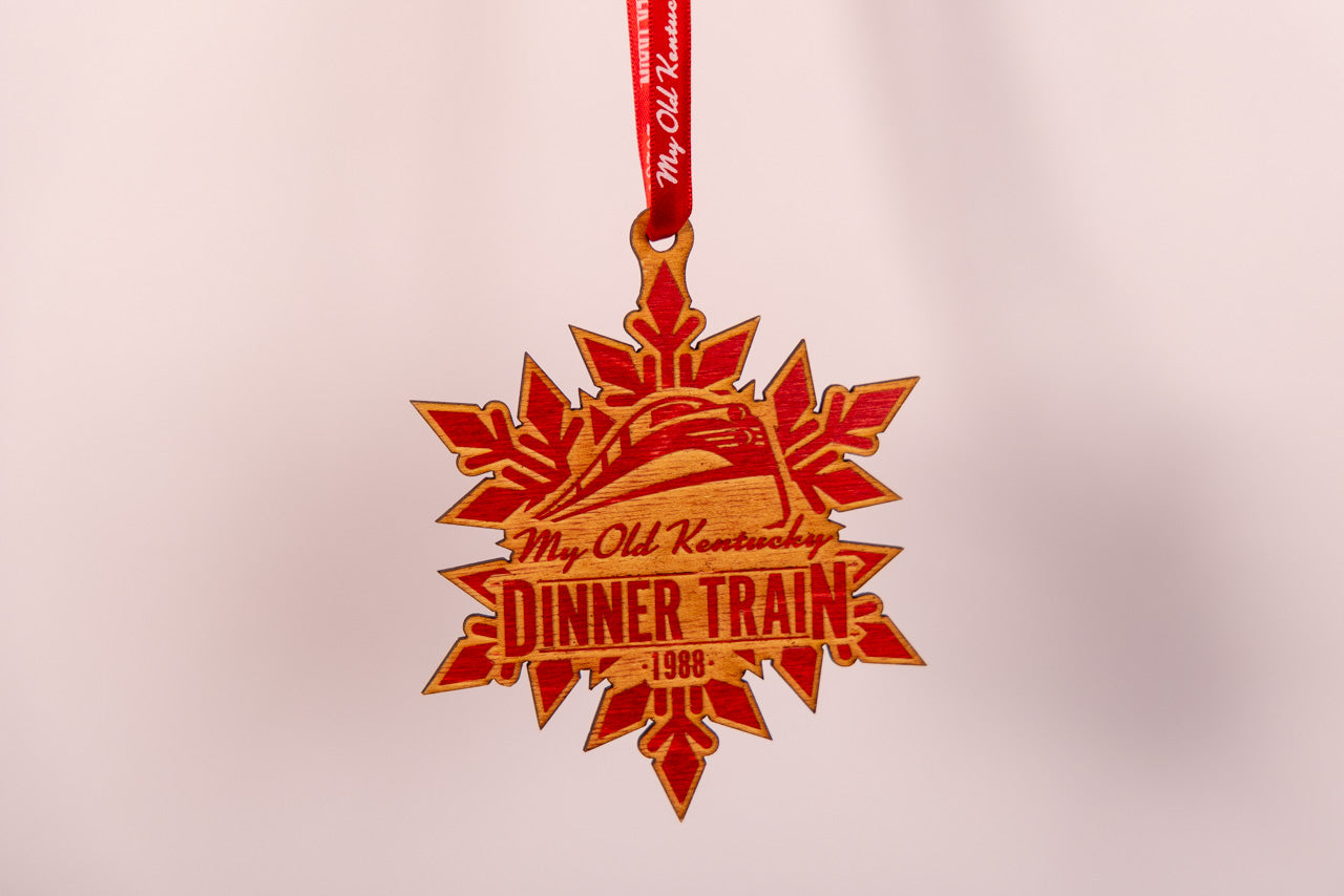 Christmas Ornament - Snowflake Train