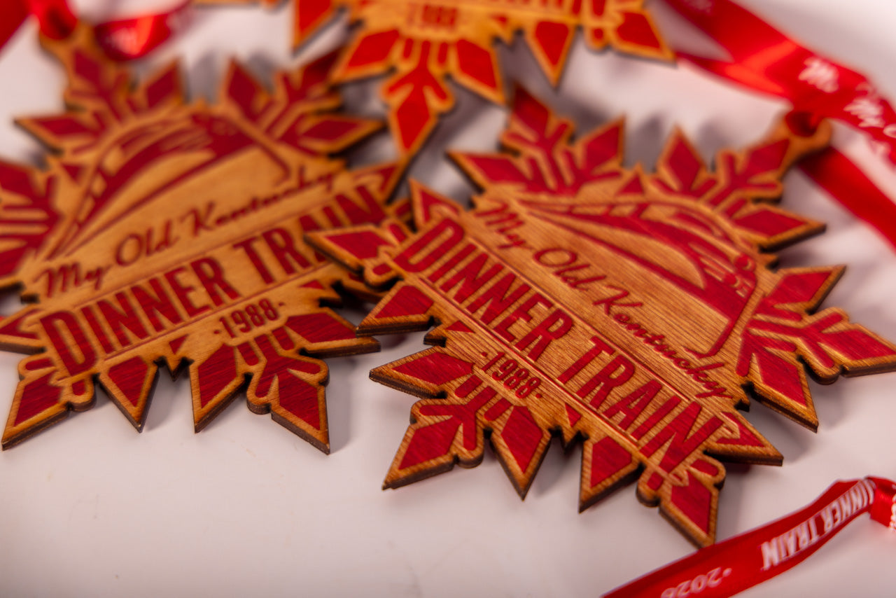 Christmas Ornament - Snowflake Train