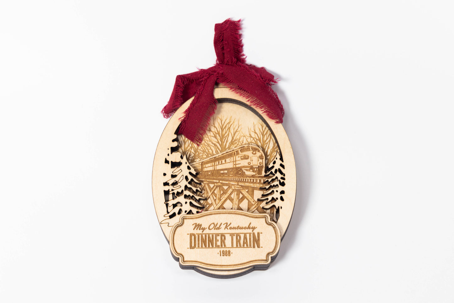 My Old Kentucky Dinner Train 3D Ornament