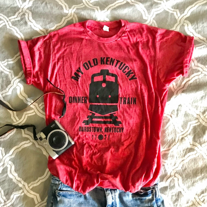 Red T-Shirt: My Old Kentucky Dinner Train
